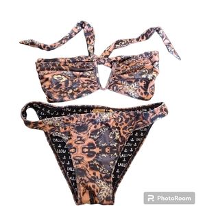 Tallow multicolor‎ floral bikini Size 8
